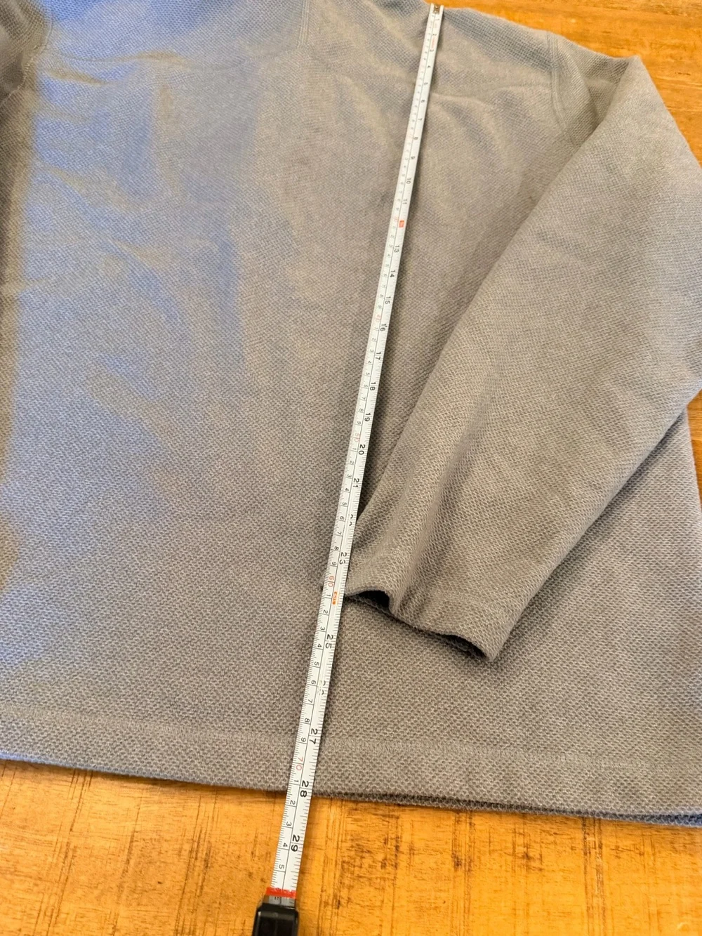 The North Face Sweater Mens SZ XL Light Gray Quarter Half Zip Fleece